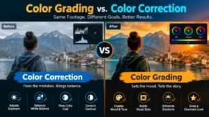 Color Grading vs. Color Correction